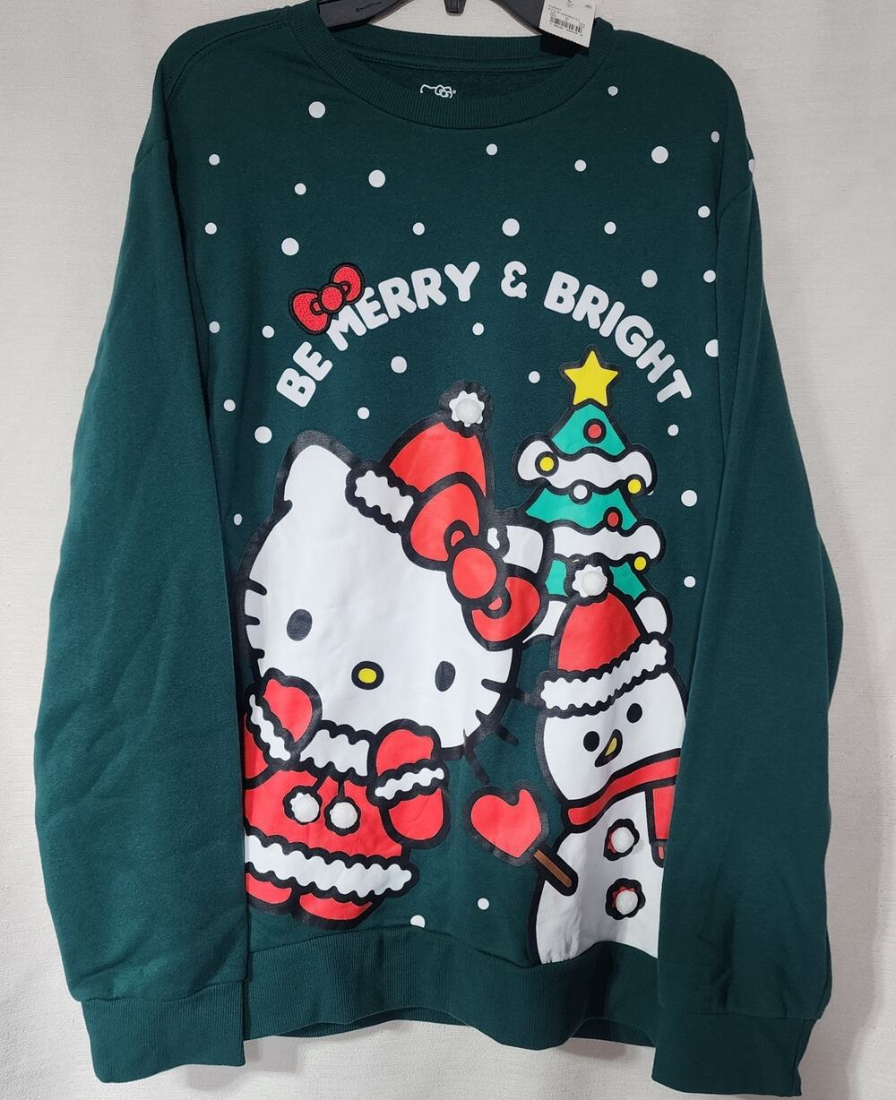 Hello kitty and friends ''Be merry and bright'' sweatshirt size XL